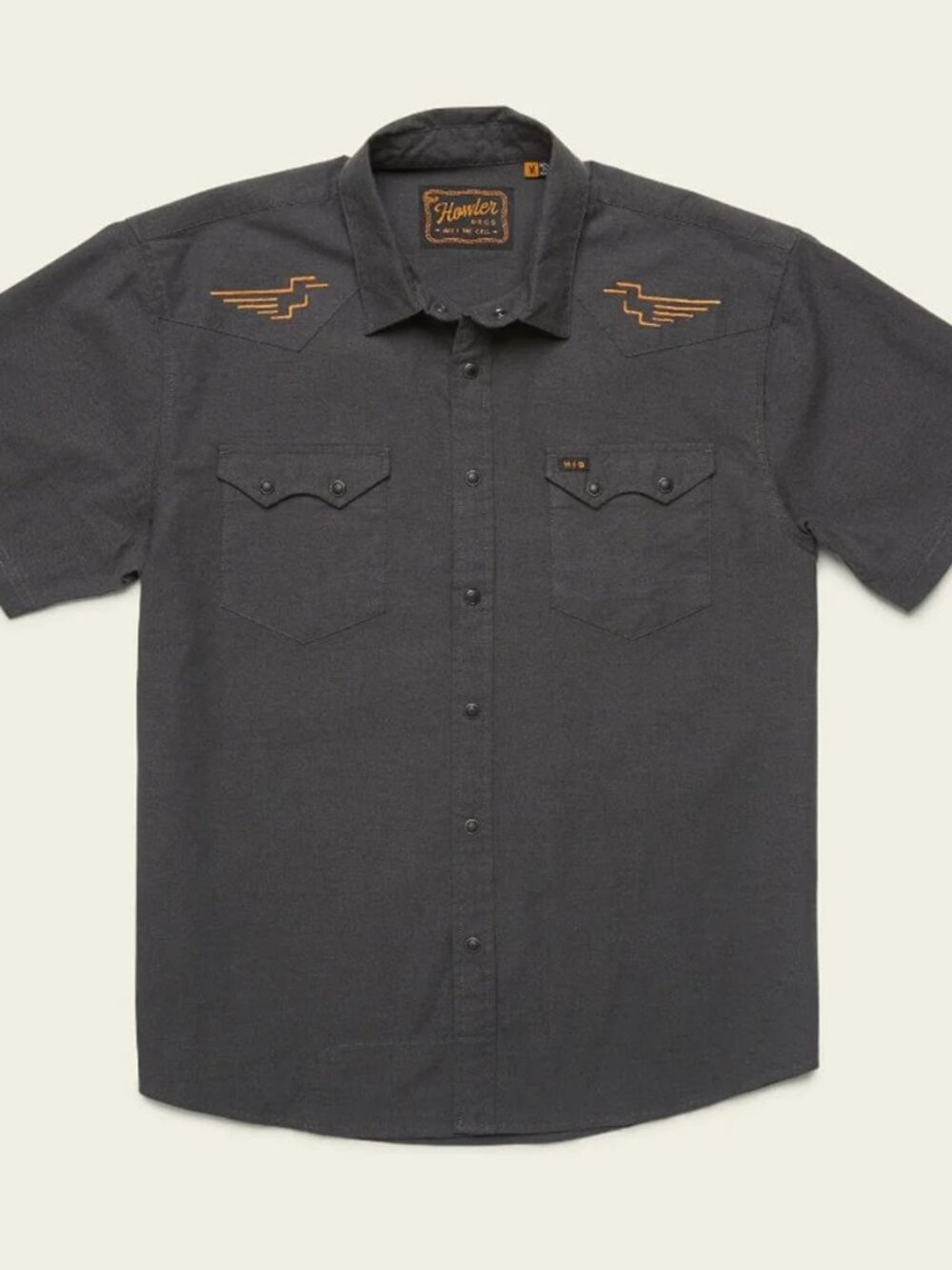 Howler Brothers Crosscut Deluxe Pictograph Black Chambray